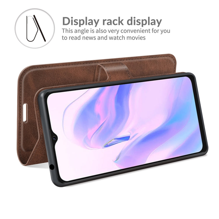 For Blackview A70 Retro Calf Pattern Buckle Horizontal Flip Leather Case with Holder & Card Slots & Wallet(Dark Brown) - More Brand by PMC TechLife | Online Shopping South Africa | PMC TechLife | Buy Now Pay Later Mobicred