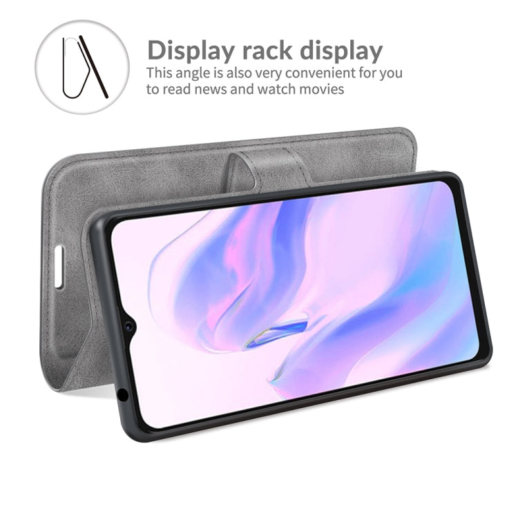 For Blackview A70 Retro Calf Pattern Buckle Horizontal Flip Leather Case with Holder & Card Slots & Wallet(Grey) - More Brand by PMC TechLife | Online Shopping South Africa | PMC TechLife | Buy Now Pay Later Mobicred