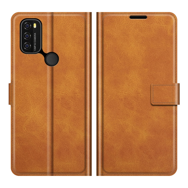 For Blackview A70 Retro Calf Pattern Buckle Horizontal Flip Leather Case with Holder & Card Slots & Wallet(Yellow) - More Brand by PMC TechLife | Online Shopping South Africa | PMC TechLife | Buy Now Pay Later Mobicred