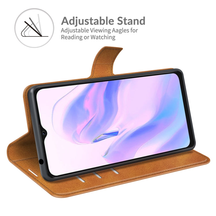 For Blackview A70 Retro Calf Pattern Buckle Horizontal Flip Leather Case with Holder & Card Slots & Wallet(Yellow) - More Brand by PMC TechLife | Online Shopping South Africa | PMC TechLife | Buy Now Pay Later Mobicred