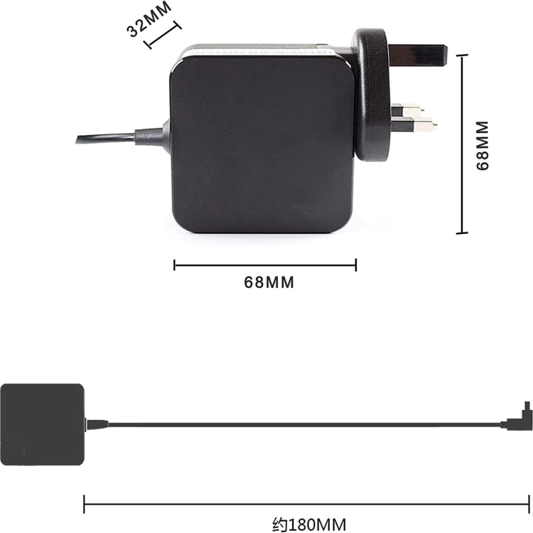 EU Plug For ASUS 19V 1.75A  S200 S200EX202E X202 X201E X201 Laptop Charger - For Asus by PMC TechLife | Online Shopping South Africa | PMC TechLife | Buy Now Pay Later Mobicred