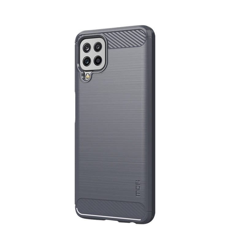 For Samsung Galaxy A22 4G MOFI Gentleness Series Brushed Texture Carbon Fiber Soft TPU Case(Gray) - free shipping - PMC TechLife - Order now!