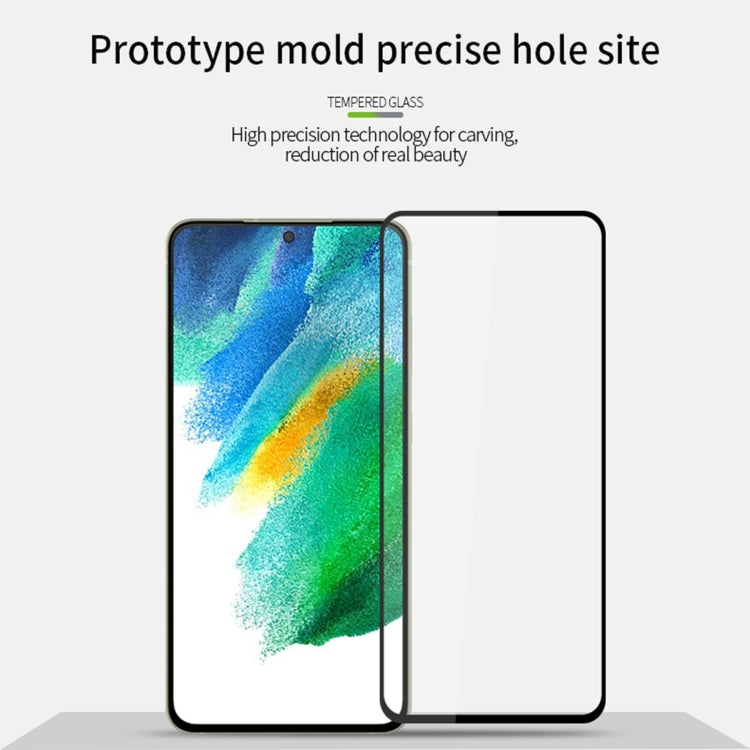 For Samsung Galaxy S21 FE MOFI 9H 2.5D Full Screen Tempered Glass Film(Black) - Galaxy Tempered Glass by MOFI | Online Shopping South Africa | PMC TechLife | Buy Now Pay Later Mobicred