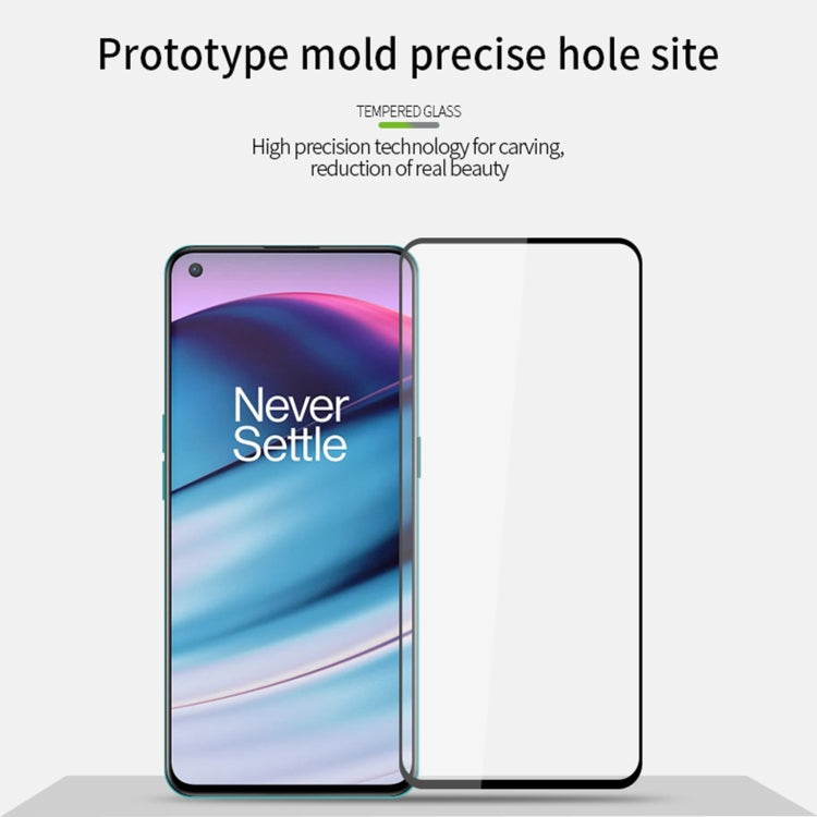 For OnePlus Nord CE 5G MOFI 9H 2.5D Full Screen Tempered Glass Film(Black) - OnePlus Tempered Glass by MOFI | Online Shopping South Africa | PMC TechLife | Buy Now Pay Later Mobicred