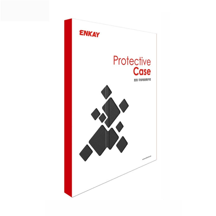 For iPad Pro 11 2022 / 2021 / 2020 ENKAY 3-Folding Shockproof TPU Cover Custer Texture PU Leather Tablet Case with Pencil Slot & Holder & Sleep / Wake-up Function(Black) - free shipping - PMc TechLife - Order now!