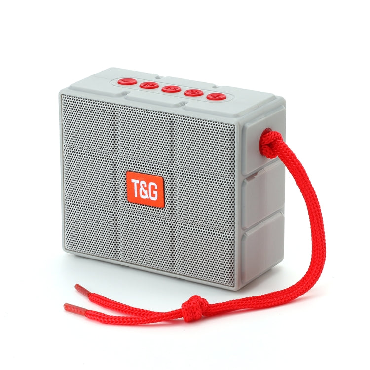 T&G TG311 LED Flashlight Portable Bluetooth Speaker, Support TF Card / FM / 3.5mm AUX / U Disk(Gray) - free shipping - PMC Jewellery - Order now!