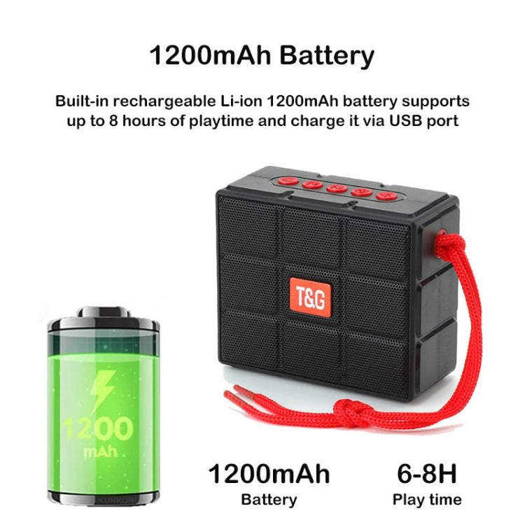 T&G TG311 LED Flashlight Portable Bluetooth Speaker, Support TF Card / FM / 3.5mm AUX / U Disk(Gray) - free shipping - PMC Jewellery - Order now!
