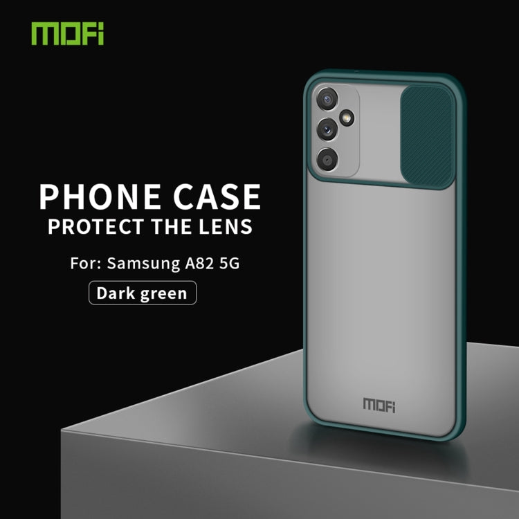For Samsung Galaxy A82 5G MOFI Xing Dun Series Translucent Frosted PC + TPU Privacy Anti-glare Shockproof All-inclusive Protective Case(Green) - Galaxy Phone Cases by MOFI | Online Shopping South Africa | PMC TechLife | Buy Now Pay Later Mobicred