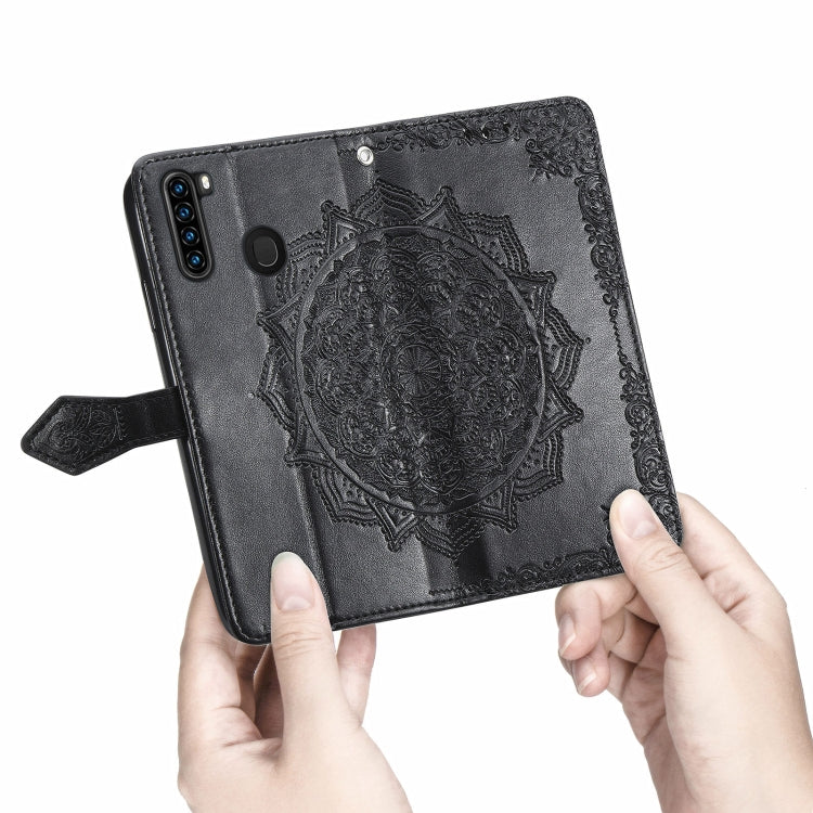 For Blackview A80 Pro Mandala Flower Embossed Horizontal Flip Leather Case with Holder & Three Card Slots & Wallet & Lanyard(Black) - More Brand by PMC TechLife | Online Shopping South Africa | PMC TechLife | Buy Now Pay Later Mobicred