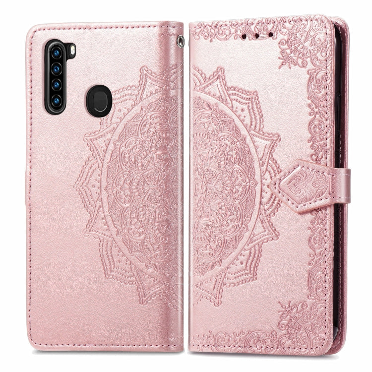 For Blackview A80 Pro Mandala Flower Embossed Horizontal Flip Leather Case with Holder & Three Card Slots & Wallet & Lanyard(Rose Gold) - More Brand by PMC TechLife | Online Shopping South Africa | PMC TechLife | Buy Now Pay Later Mobicred