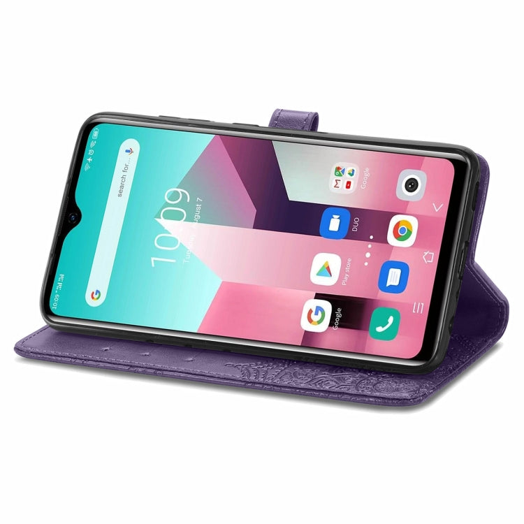 For Blackview A80 Pro Mandala Flower Embossed Horizontal Flip Leather Case with Holder & Three Card Slots & Wallet & Lanyard(Purple) - More Brand by PMC TechLife | Online Shopping South Africa | PMC TechLife | Buy Now Pay Later Mobicred