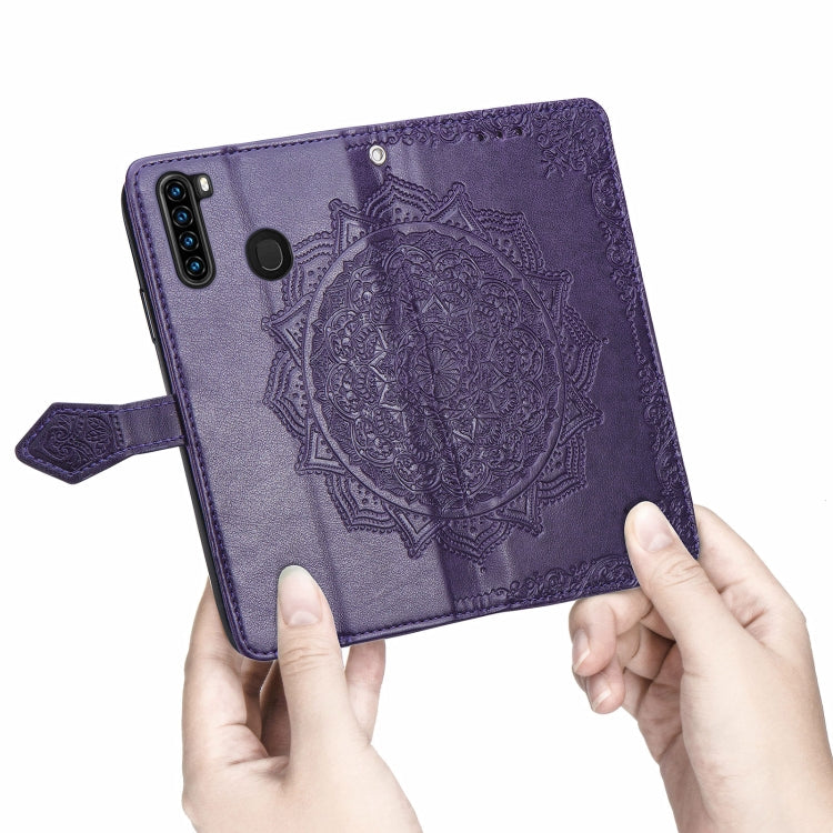 For Blackview A80 Pro Mandala Flower Embossed Horizontal Flip Leather Case with Holder & Three Card Slots & Wallet & Lanyard(Purple) - More Brand by PMC TechLife | Online Shopping South Africa | PMC TechLife | Buy Now Pay Later Mobicred