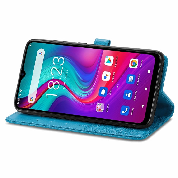For Doogee X96 Pro Mandala Flower Embossed Horizontal Flip Leather Case with Holder & Three Card Slots & Wallet & Lanyard(Blue) - More Brand by PMC TechLife | Online Shopping South Africa | PMC TechLife | Buy Now Pay Later Mobicred