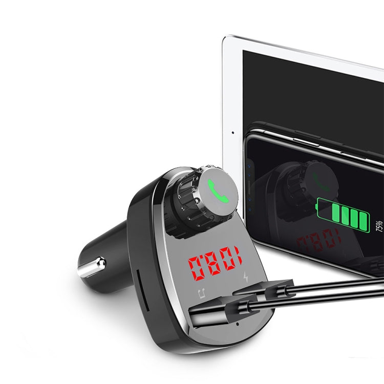 G13 Car MP3 Player Bluetooth Hands-free Device FM Transmitter Car Kit Dual USB Fast Charger - Bluetooth Car Kits by PMC TechLife | Online Shopping South Africa | PMC TechLife | Buy Now Pay Later Mobicred