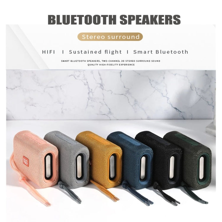 T&G TG313 Portable Outdoor Waterproof Bluetooth Speaker Subwoofer Support TF Card FM Radio AUX(Gray) - free shipping - PMC Jewellery - Order now!