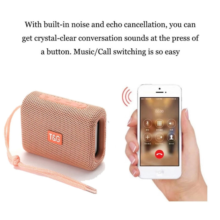 T&G TG313 Portable Outdoor Waterproof Bluetooth Speaker Subwoofer Support TF Card FM Radio AUX(Gray) - free shipping - PMC Jewellery - Order now!