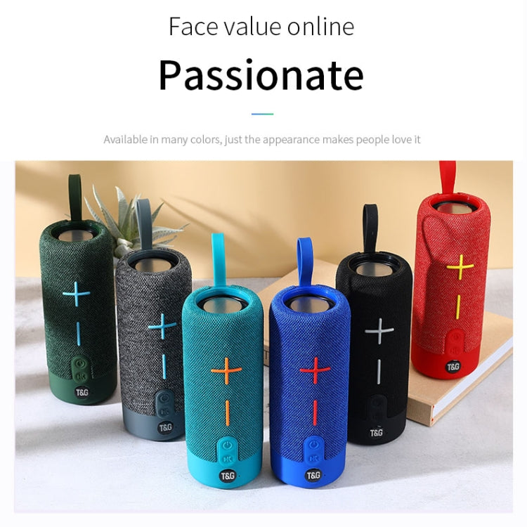 T&G TG619 Portable Bluetooth Wireless Speaker Waterproof Outdoor Bass Subwoofer Support AUX TF USB(Green) - free shipping - PMC Jewellery - Order now!