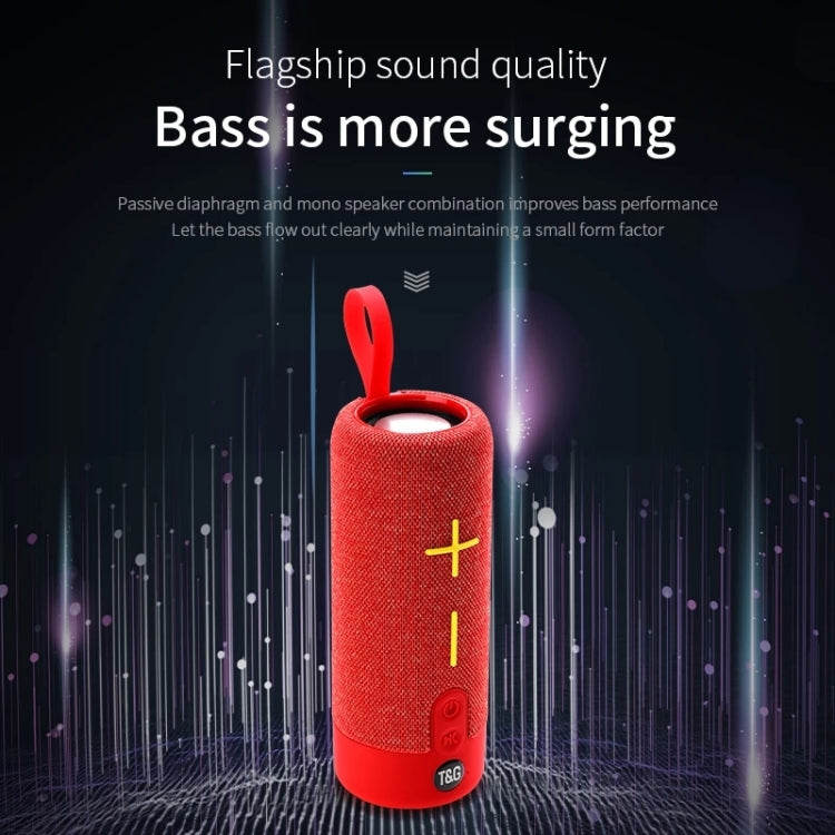 T&G TG619 Portable Bluetooth Wireless Speaker Water-resistant Outdoor Bass Subwoofer Support AUX TF USB(Blue) - free shipping - PMC Jewellery - Order now!