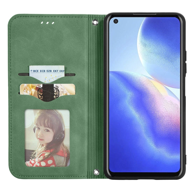 For Blackview A90 Retro Skin Feel Business Magnetic Horizontal Flip Leather Case with Holder & Card Slots & Wallet & Photo Frame(Green) - More Brand by PMC TechLife | Online Shopping South Africa | PMC TechLife | Buy Now Pay Later Mobicred