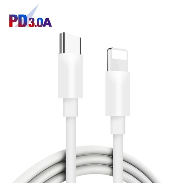 40W Dual Port PD / Type-C Fast Charger with Type-C to 8 Pin Data Cable, UK Plug(Black) - free shipping - PMC Jewellery - Order now!