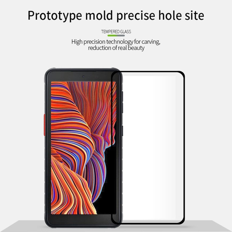 For Samsung Galaxy Xcover 5 MOFI 9H 2.5D Full Screen Tempered Glass Film(Black) - free shipping - PMC TechLife - Order now!