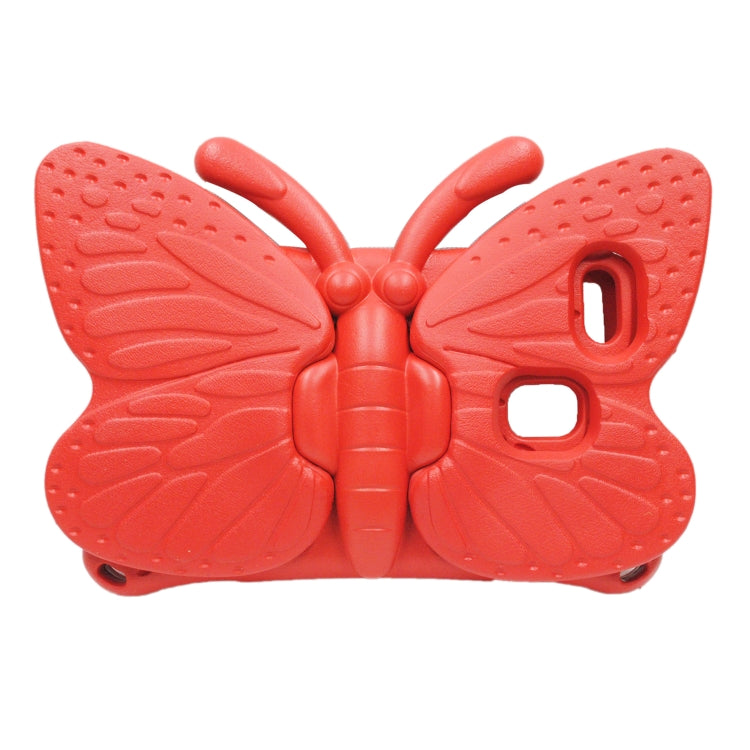 For Huawei MediaPad M5 8.4 / M6 8.4/ M3 8.0 / M3 8.4 / T3 8.0 / Honor Waterplay 8.0 Butterfly Kickstand EVA Children Tablet Case(Red) - Honor by PMC TechLife | Online Shopping South Africa | PMC TechLife | Buy Now Pay Later Mobicred
