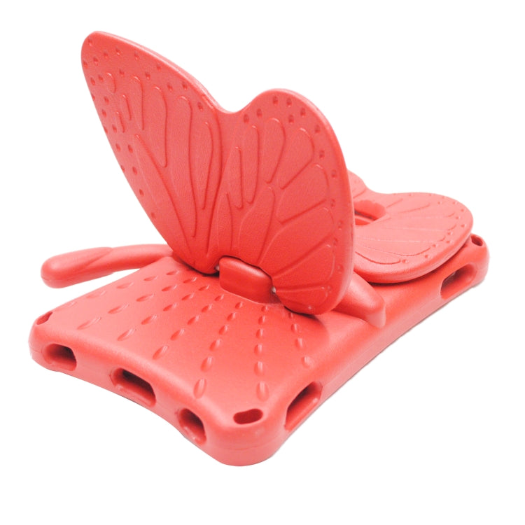 For Huawei MediaPad M5 8.4 / M6 8.4/ M3 8.0 / M3 8.4 / T3 8.0 / Honor Waterplay 8.0 Butterfly Kickstand EVA Children Tablet Case(Red) - Honor by PMC TechLife | Online Shopping South Africa | PMC TechLife | Buy Now Pay Later Mobicred
