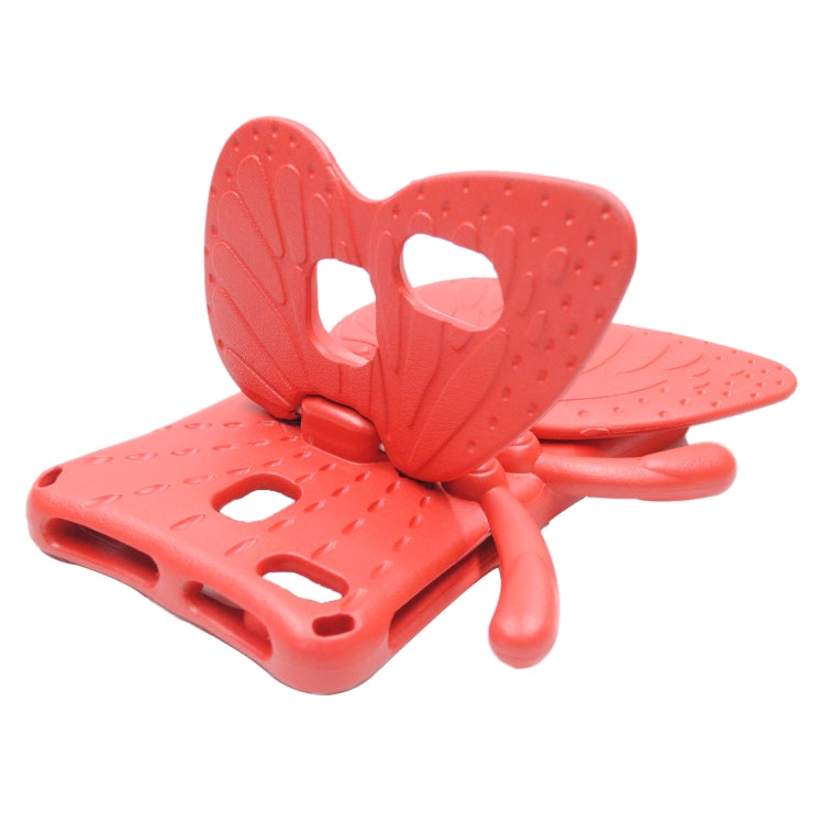 For Huawei MediaPad M5 8.4 / M6 8.4/ M3 8.0 / M3 8.4 / T3 8.0 / Honor Waterplay 8.0 Butterfly Kickstand EVA Children Tablet Case(Red) - Honor by PMC TechLife | Online Shopping South Africa | PMC TechLife | Buy Now Pay Later Mobicred