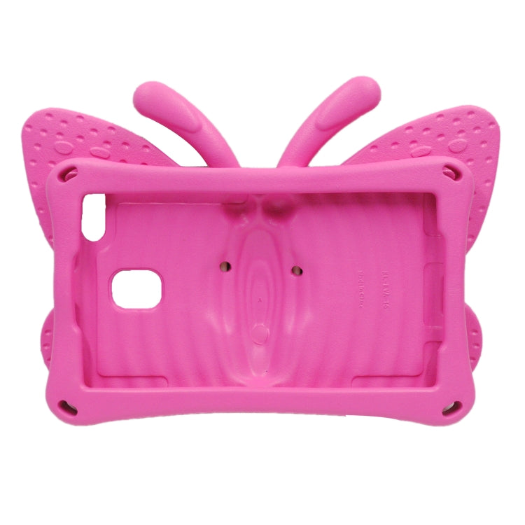 For Huawei MediaPad M5 8.4 / M6 8.4/ M3 8.0 / M3 8.4 / T3 8.0 / Honor Waterplay 8.0 Butterfly Kickstand EVA Children Tablet Case(RoseRed) - free shipping - PMC TechLife - Order now!