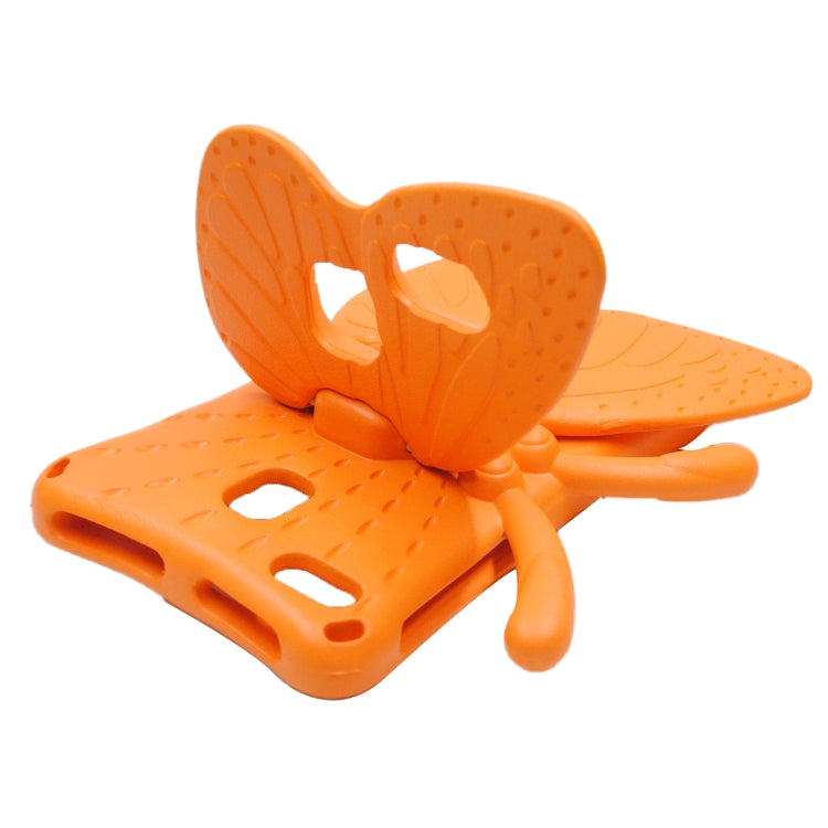 For Huawei MediaPad M5 8.4 / M6 8.4/ M3 8.0 / M3 8.4 / T3 8.0 / Honor Waterplay 8.0 Butterfly Kickstand EVA Children Tablet Case(Orange) - Honor by PMC TechLife | Online Shopping South Africa | PMC TechLife | Buy Now Pay Later Mobicred