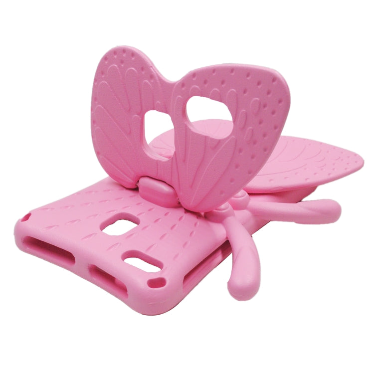 For Huawei MediaPad M5 8.4 / M6 8.4/ M3 8.0 / M3 8.4 / T3 8.0 / Honor Waterplay 8.0 Butterfly Kickstand EVA Children Tablet Case(Pink) - Honor by PMC TechLife | Online Shopping South Africa | PMC TechLife | Buy Now Pay Later Mobicred