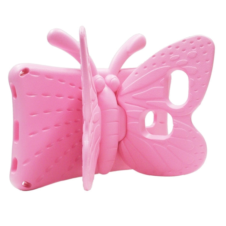 For Huawei MediaPad M5 8.4 / M6 8.4/ M3 8.0 / M3 8.4 / T3 8.0 / Honor Waterplay 8.0 Butterfly Kickstand EVA Children Tablet Case(Pink) - Honor by PMC TechLife | Online Shopping South Africa | PMC TechLife | Buy Now Pay Later Mobicred