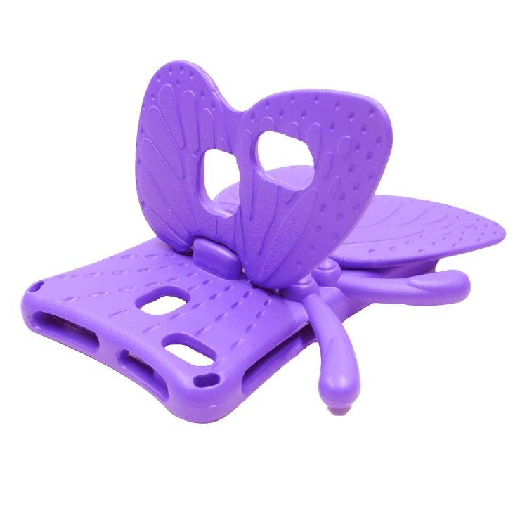 For Huawei MediaPad M5 8.4 / M6 8.4/ M3 8.0 / M3 8.4 / T3 8.0 / Honor Waterplay 8.0 Butterfly Kickstand EVA Children Tablet Case(Purple) - Honor by PMC TechLife | Online Shopping South Africa | PMC TechLife | Buy Now Pay Later Mobicred