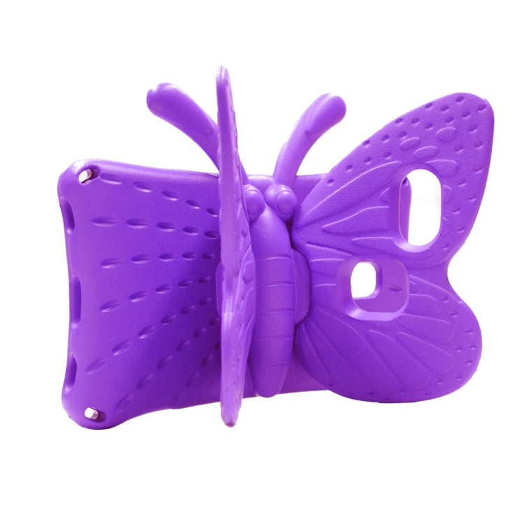 For Huawei MediaPad M5 8.4 / M6 8.4/ M3 8.0 / M3 8.4 / T3 8.0 / Honor Waterplay 8.0 Butterfly Kickstand EVA Children Tablet Case(Purple) - Honor by PMC TechLife | Online Shopping South Africa | PMC TechLife | Buy Now Pay Later Mobicred