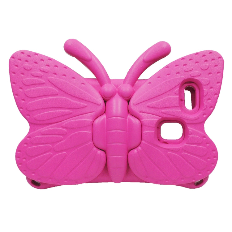 For Lenovo Tab E8 TB8304F / N 8.0 Butterfly Bracket Style EVA Children Falling Proof Cover Protective Case(RoseRed) - Lenovo by PMC TechLife | Online Shopping South Africa | PMC TechLife | Buy Now Pay Later Mobicred