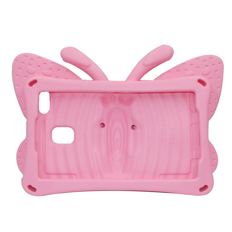 For Lenovo Tab E8 TB8304F / N 8.0 Butterfly Bracket Style EVA Children Falling Proof Cover Protective Case(Pink) - Lenovo by PMC TechLife | Online Shopping South Africa | PMC TechLife | Buy Now Pay Later Mobicred