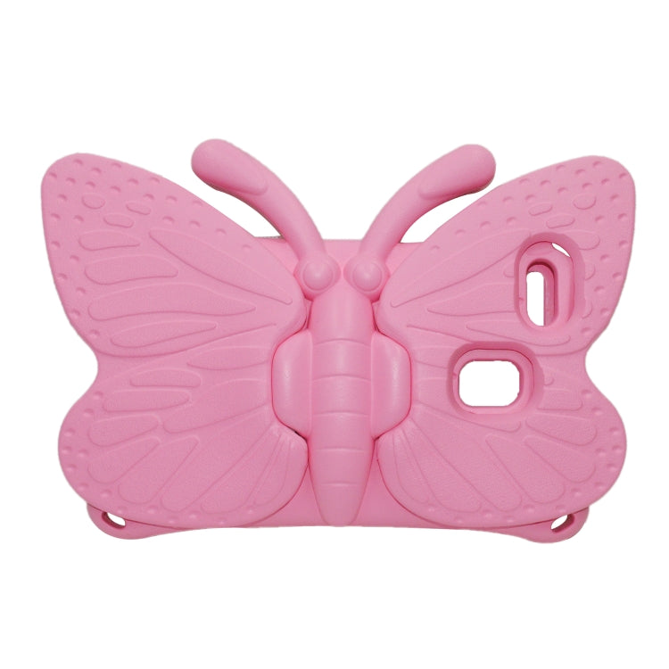 For Lenovo Tab E8 TB8304F / N 8.0 Butterfly Bracket Style EVA Children Falling Proof Cover Protective Case(Pink) - Lenovo by PMC TechLife | Online Shopping South Africa | PMC TechLife | Buy Now Pay Later Mobicred