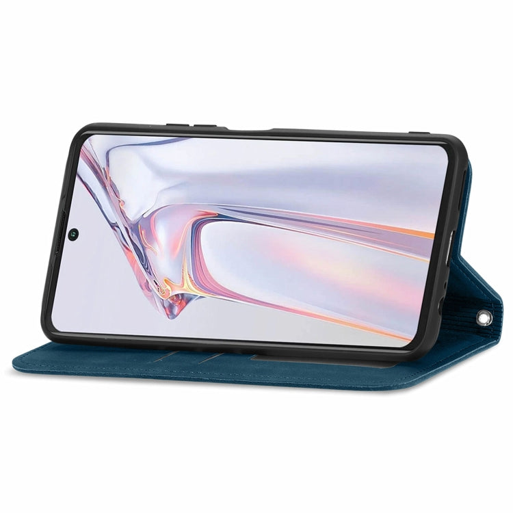 For Blackview A100 Retro Skin Feel Business Magnetic Horizontal Flip Leather Case with Holder & Card Slots & Wallet & Photo Frame(Blue) - free shipping - PMC TechLife - Order now!