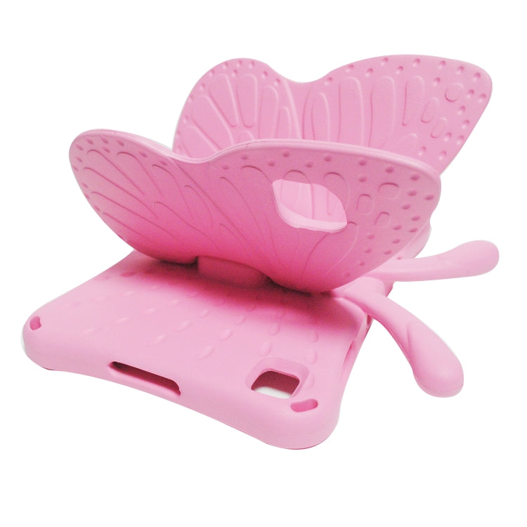 For Huawei MatePad T 10s 10.1 / T10 9.7 Butterfly Bracket Style EVA Children Falling Proof Cover Protective Case(Pink) - Huawei by PMC TechLife | Online Shopping South Africa | PMC TechLife | Buy Now Pay Later Mobicred