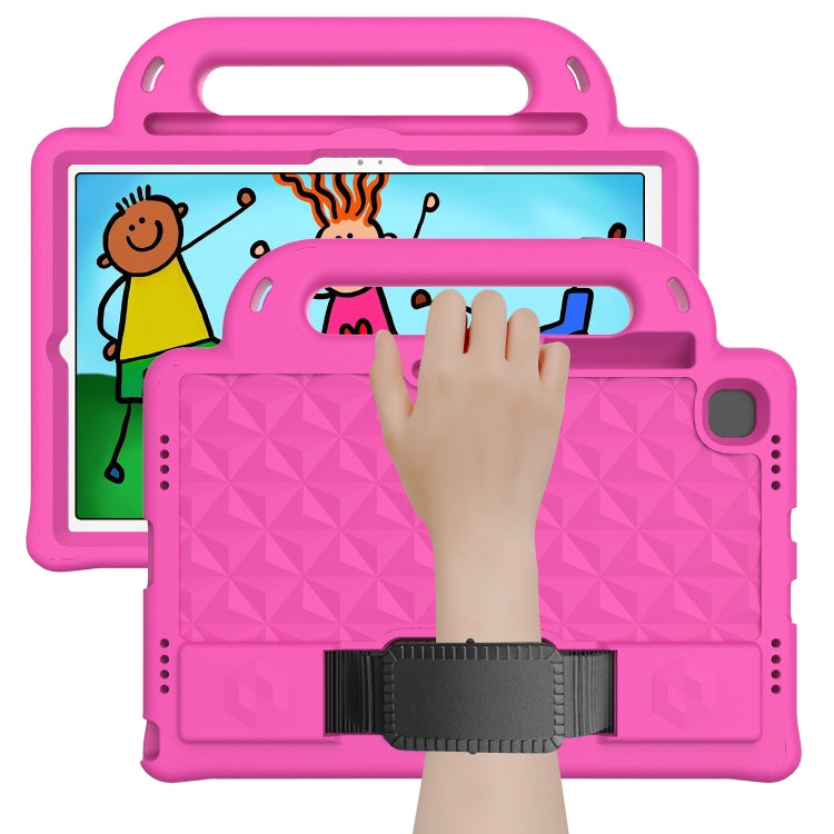 For Lenovo Tab M10 Plus TB-X606 10.3 Diamond Series EVA Anti-Fall Shockproof Sleeve Protective Shell Case with Holder & Strap(Rose Red) - Lenovo by PMC TechLife | Online Shopping South Africa | PMC TechLife | Buy Now Pay Later Mobicred