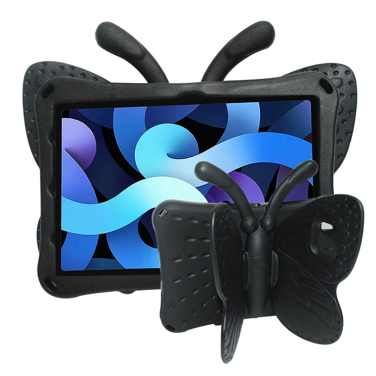 For Lenovo Tab M10 Plus TB-X606F/X 10.1 Butterfly Bracket Style EVA Children Falling Proof Cover Protective Case(Black) - Lenovo by PMC TechLife | Online Shopping South Africa | PMC TechLife | Buy Now Pay Later Mobicred