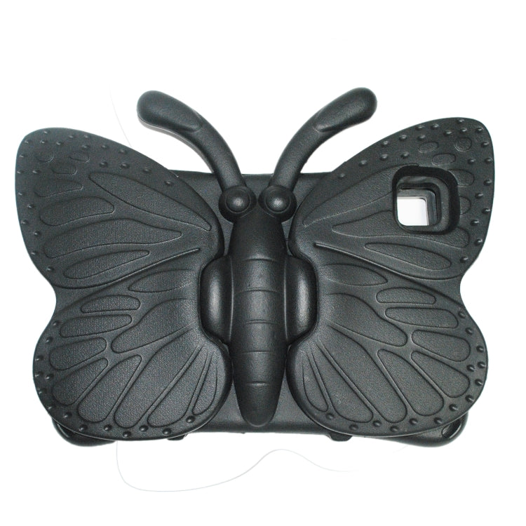 For Lenovo Tab M10 Plus TB-X606F/X 10.1 Butterfly Bracket Style EVA Children Falling Proof Cover Protective Case(Black) - Lenovo by PMC TechLife | Online Shopping South Africa | PMC TechLife | Buy Now Pay Later Mobicred