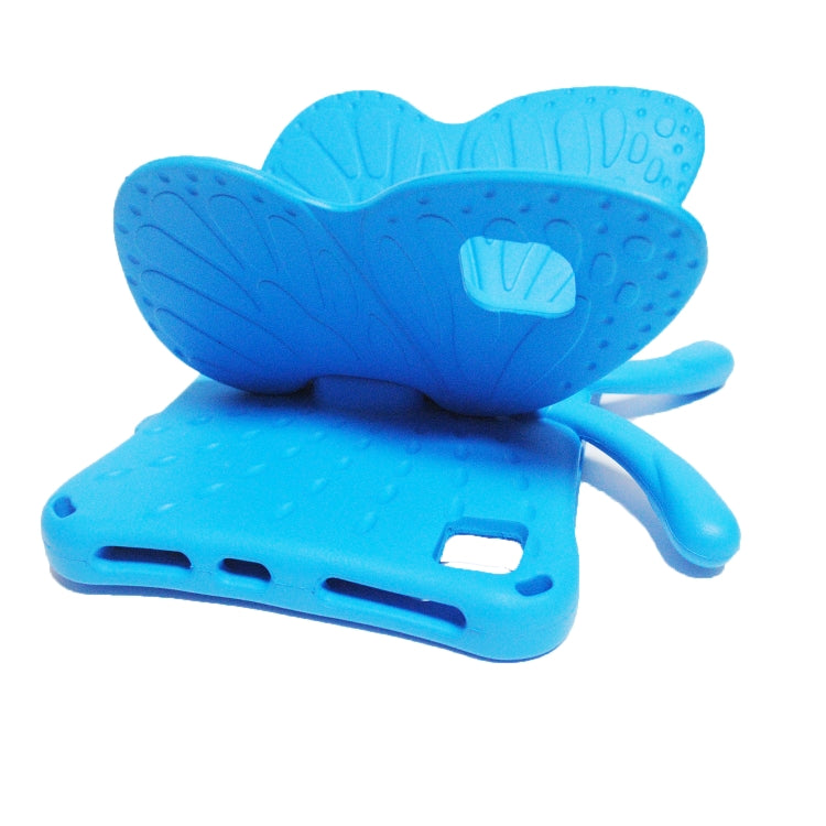 For Lenovo Tab M10 Plus TB-X606F/X 10.1 Butterfly Bracket Style EVA Children Falling Proof Cover Protective Case(Blue) - free shipping - PMC TechLife - Order now!