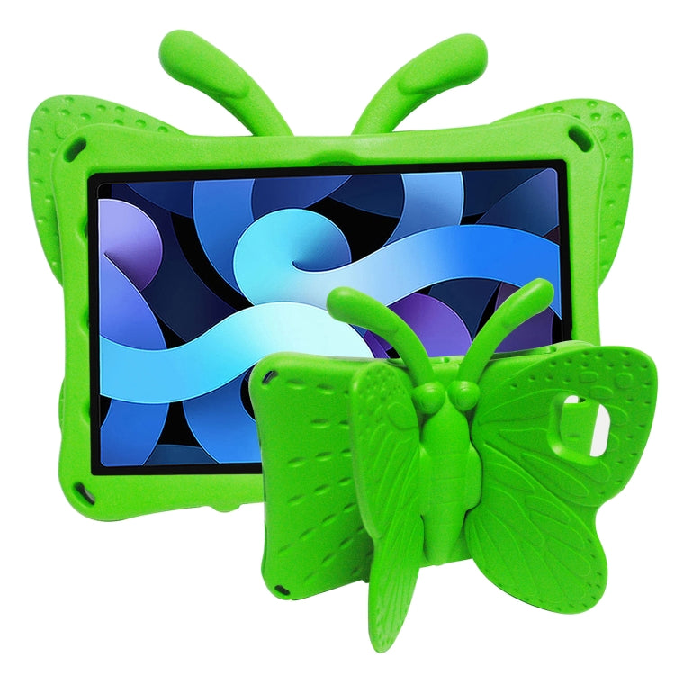 For Lenovo Tab M10 Plus TB-X606F/X 10.1 Butterfly Bracket Style EVA Children Falling Proof Cover Protective Case(Green) - Lenovo by PMC TechLife | Online Shopping South Africa | PMC TechLife | Buy Now Pay Later Mobicred