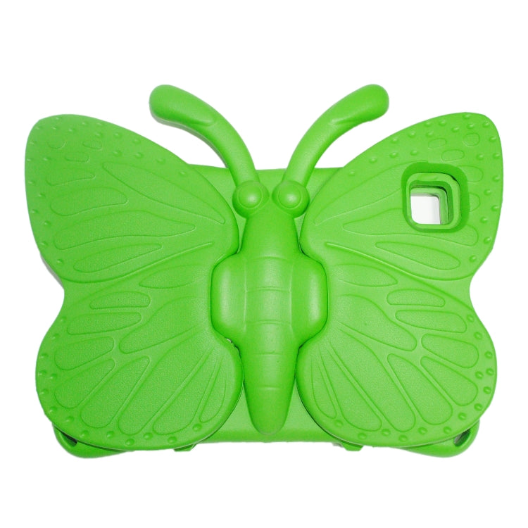 For Lenovo Tab M10 Plus TB-X606F/X 10.1 Butterfly Bracket Style EVA Children Falling Proof Cover Protective Case(Green) - Lenovo by PMC TechLife | Online Shopping South Africa | PMC TechLife | Buy Now Pay Later Mobicred