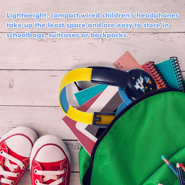 KID101 Portable Cute Children Learning Wired Headphone(Pink Green) - Multimedia Headset by PMC TechLife | Online Shopping South Africa | PMC TechLife | Buy Now Pay Later Mobicred