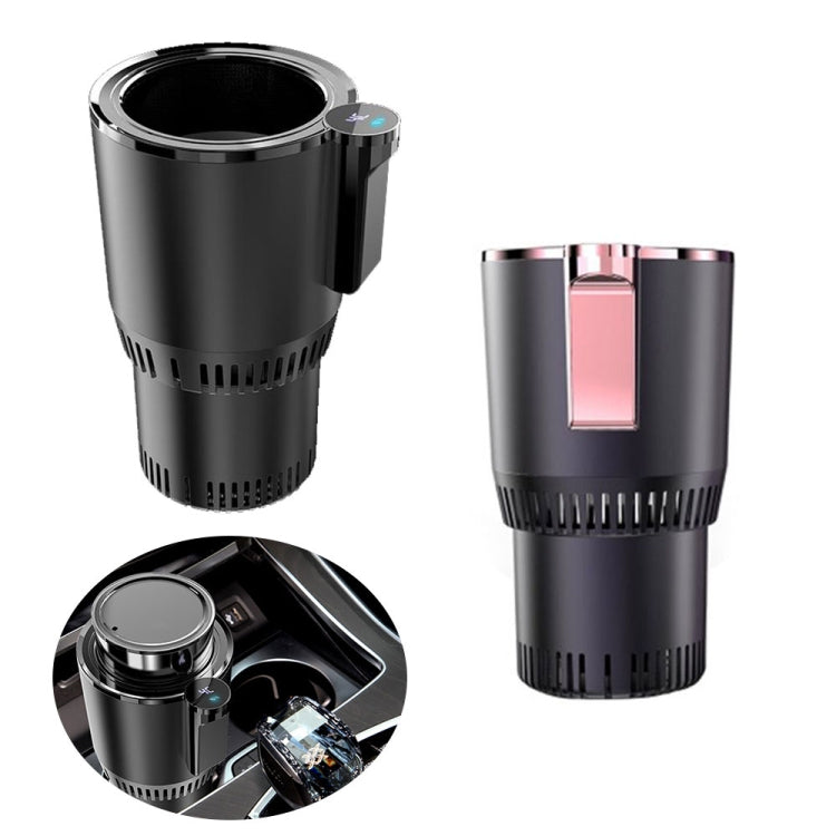 2-in-1 Smart Car Cup Cooler Outdoor Travel Heater Portable Auto Mini Refrigerator 12V Cooling Heating Cup and Drink Holder(Purple) - Stowing Tidying by PMC TechLife | Online Shopping South Africa | PMC TechLife | Buy Now Pay Later Mobicred