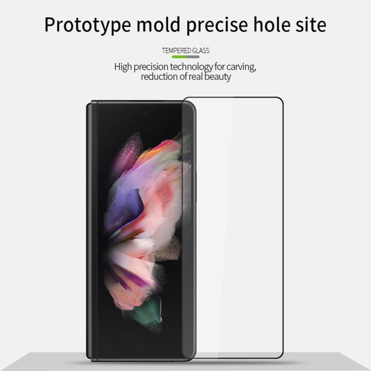 For Samsung Galaxy Z Fold3 5G MOFI 9H 2.5D Full Screen Tempered Glass Film(Black) - Galaxy Phone Cases by MOFI | Online Shopping South Africa | PMC TechLife