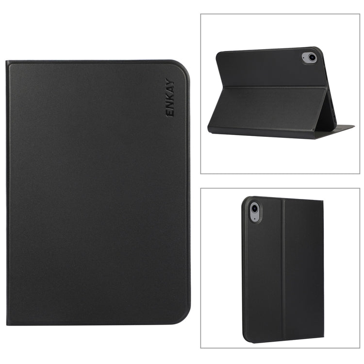 For iPad mini 2024 / mini 6 ENKAY Horizontal Flip PU Leather + TPU Smart Tablet Case with Holder & Sleep / Wake-up Function(Black) - free shipping - PMc TechLife - Order now!