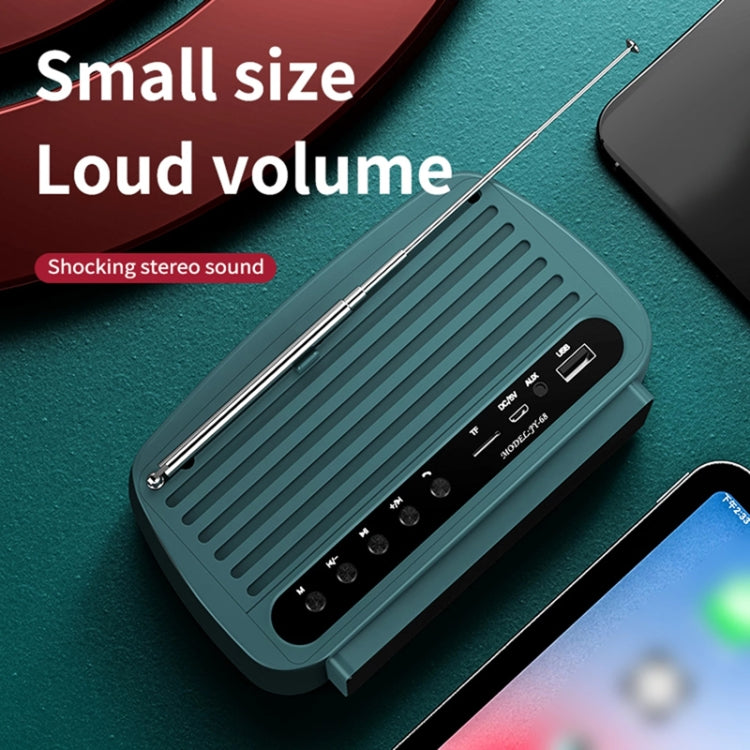 OneDer JY68 Wireless Bluetooth Speaker 3D Surround Stereo FM Radio Music Player Subwoofer(Black) - free shipping - PMC Jewellery - Order now!